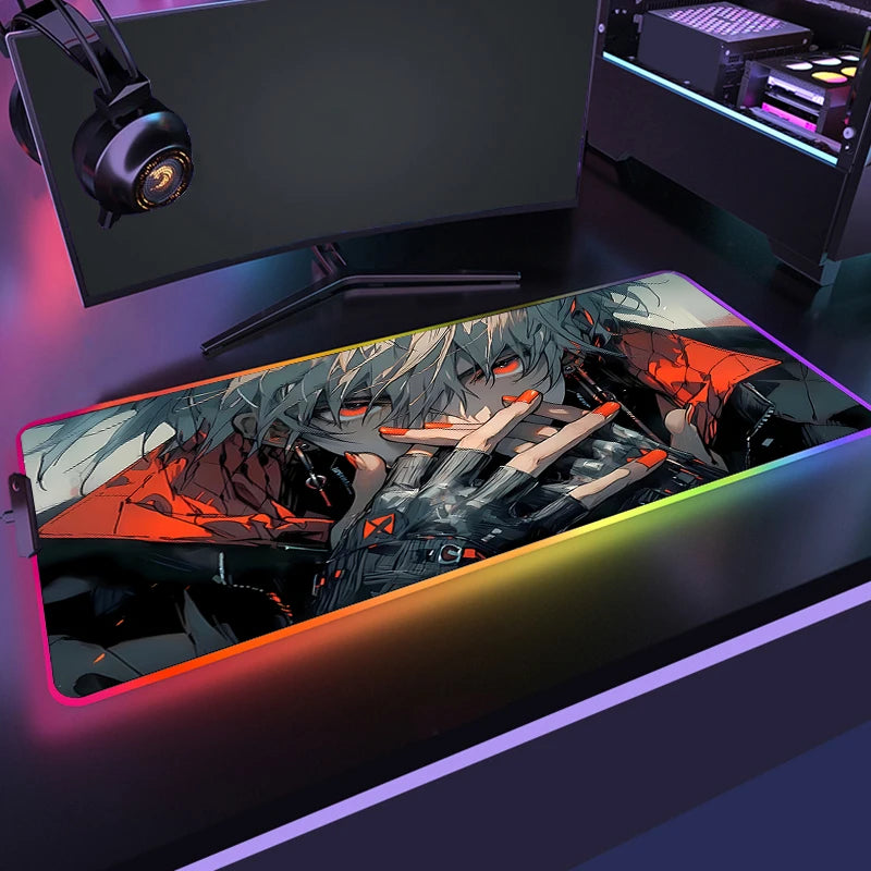 RGB Anime Gaming Mouse Pad - Jujutsu Kaisen Edition