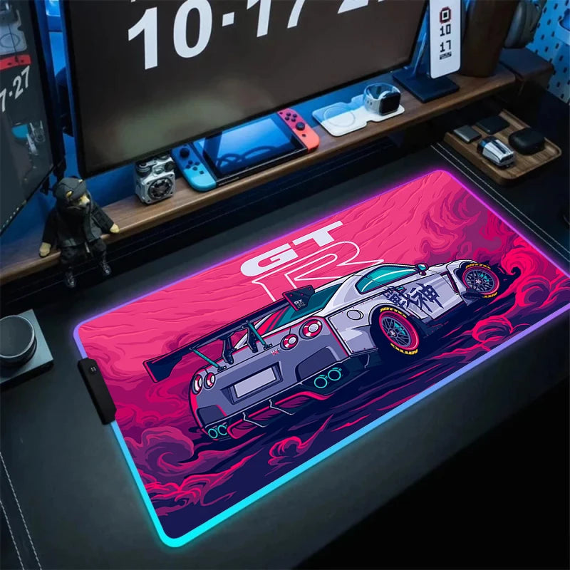 GTR Color glowing Mouse pads