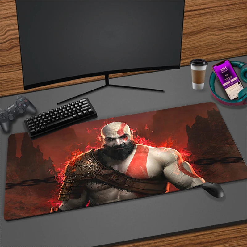 God OF War Gaming Desk Mat